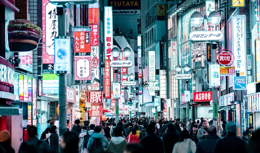 tokyo, japan, shibuya, night, billboard, travel, city, architecture, japanese, building, asia, urban, evening, lights, crowd, people, neon, street, tokyo, tokyo, tokyo, tokyo, tokyo-4807294.jpg